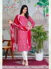 Nisha Vol 13 By Mystic 9 Cotton Batik Kurti With Bottom Dupatta Wholesalers In Surat